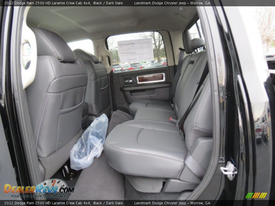 2012 Dodge Ram 2500 HD Laramie Crew Cab 4x4 Black / Dark Slate Photo #8
