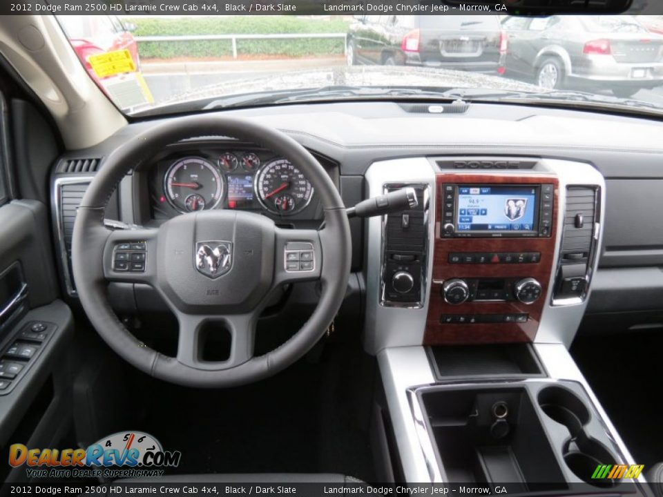 2012 Dodge Ram 2500 HD Laramie Crew Cab 4x4 Black / Dark Slate Photo #9