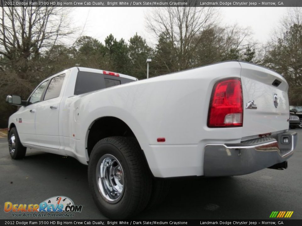 2012 Dodge Ram 3500 HD Big Horn Crew Cab Dually Bright White / Dark Slate/Medium Graystone Photo #2