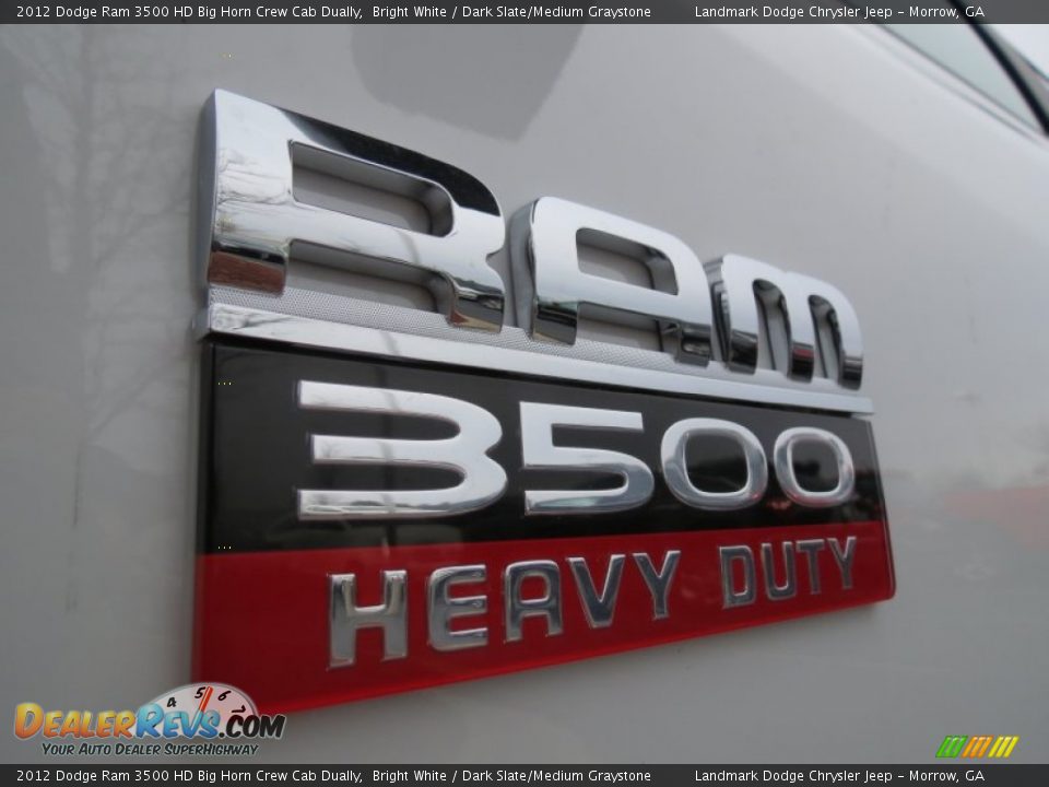 2012 Dodge Ram 3500 HD Big Horn Crew Cab Dually Bright White / Dark Slate/Medium Graystone Photo #5