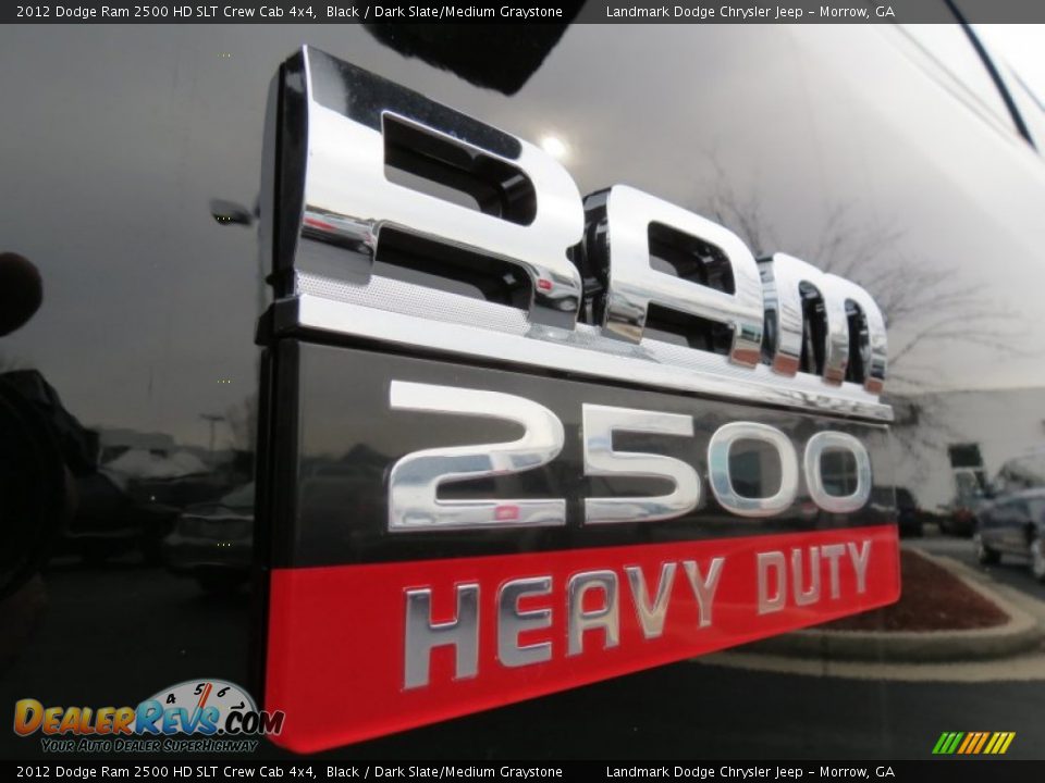 2012 Dodge Ram 2500 HD SLT Crew Cab 4x4 Black / Dark Slate/Medium Graystone Photo #6