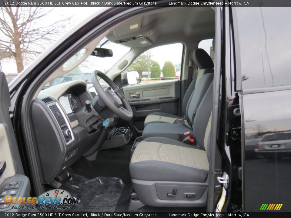 2012 Dodge Ram 2500 HD SLT Crew Cab 4x4 Black / Dark Slate/Medium Graystone Photo #7