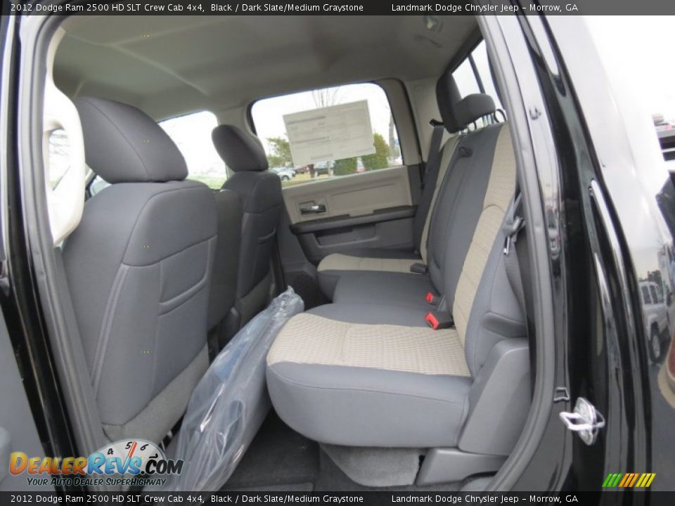 2012 Dodge Ram 2500 HD SLT Crew Cab 4x4 Black / Dark Slate/Medium Graystone Photo #8