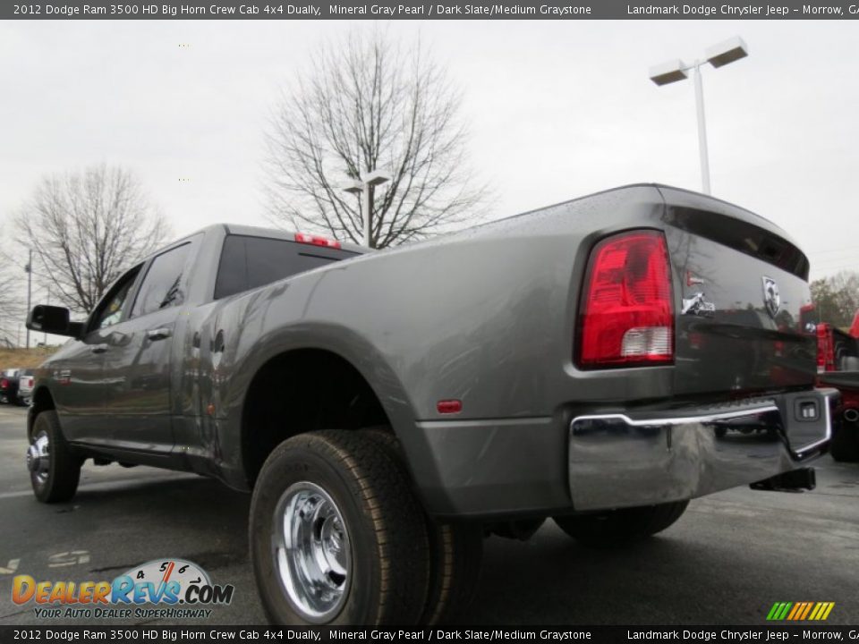 2012 Dodge Ram 3500 HD Big Horn Crew Cab 4x4 Dually Mineral Gray Pearl / Dark Slate/Medium Graystone Photo #2