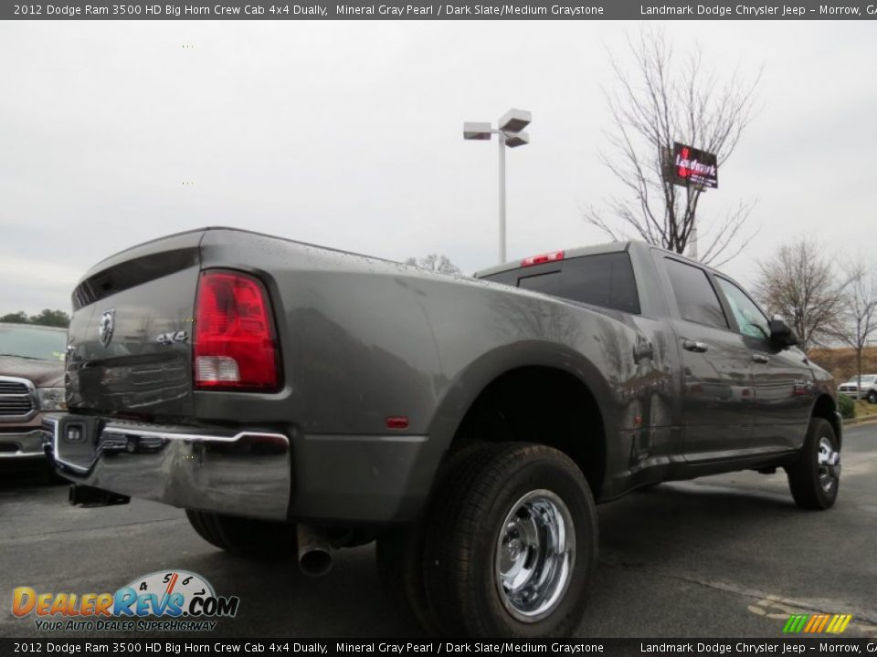 2012 Dodge Ram 3500 HD Big Horn Crew Cab 4x4 Dually Mineral Gray Pearl / Dark Slate/Medium Graystone Photo #3