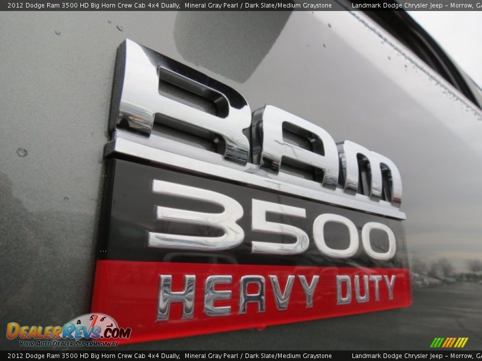 2012 Dodge Ram 3500 HD Big Horn Crew Cab 4x4 Dually Mineral Gray Pearl / Dark Slate/Medium Graystone Photo #6