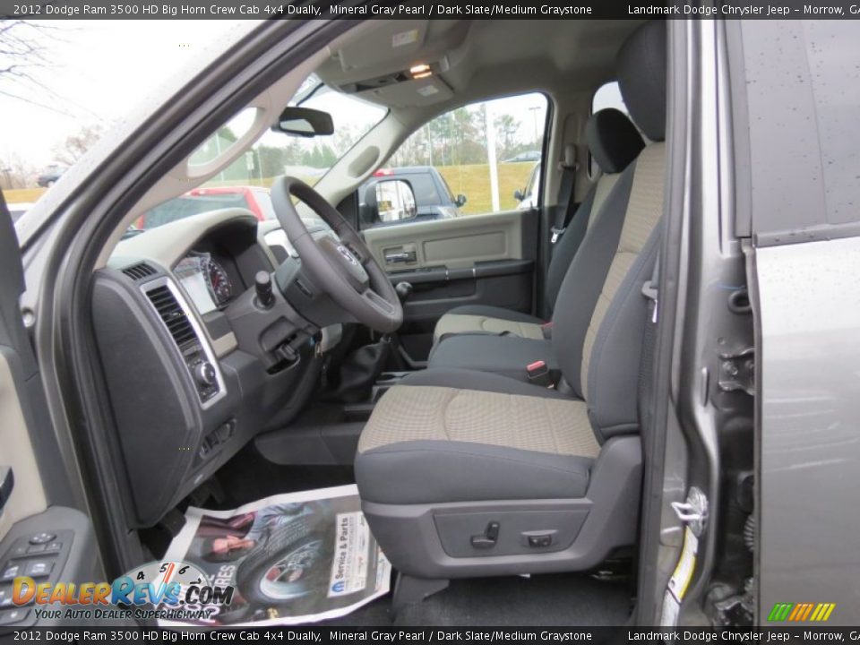 2012 Dodge Ram 3500 HD Big Horn Crew Cab 4x4 Dually Mineral Gray Pearl / Dark Slate/Medium Graystone Photo #7