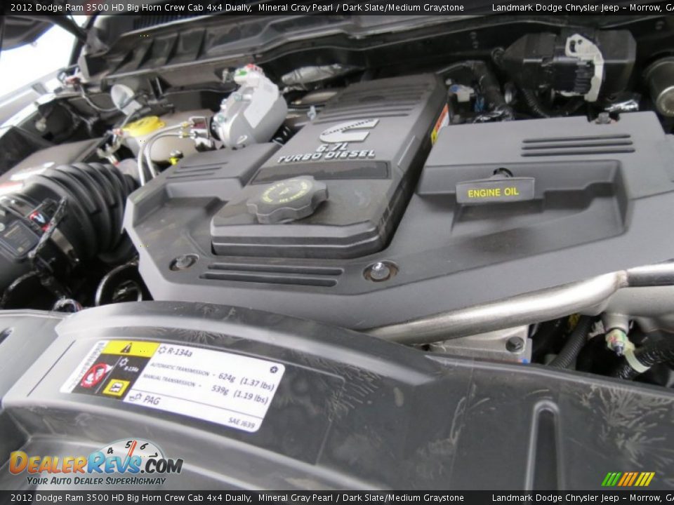2012 Dodge Ram 3500 HD Big Horn Crew Cab 4x4 Dually Mineral Gray Pearl / Dark Slate/Medium Graystone Photo #10