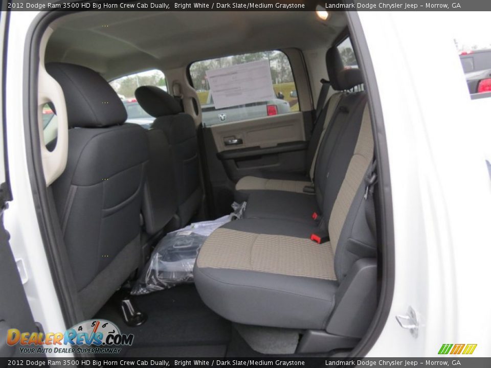 2012 Dodge Ram 3500 HD Big Horn Crew Cab Dually Bright White / Dark Slate/Medium Graystone Photo #8