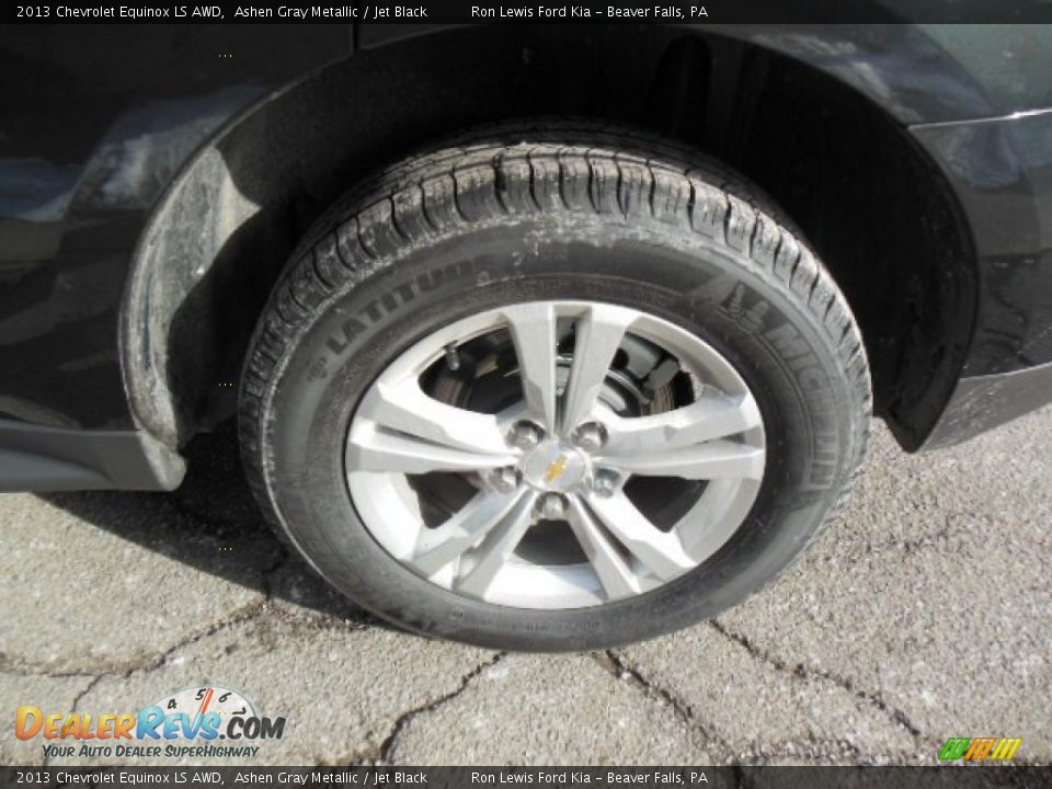 2013 Chevrolet Equinox LS AWD Ashen Gray Metallic / Jet Black Photo #9