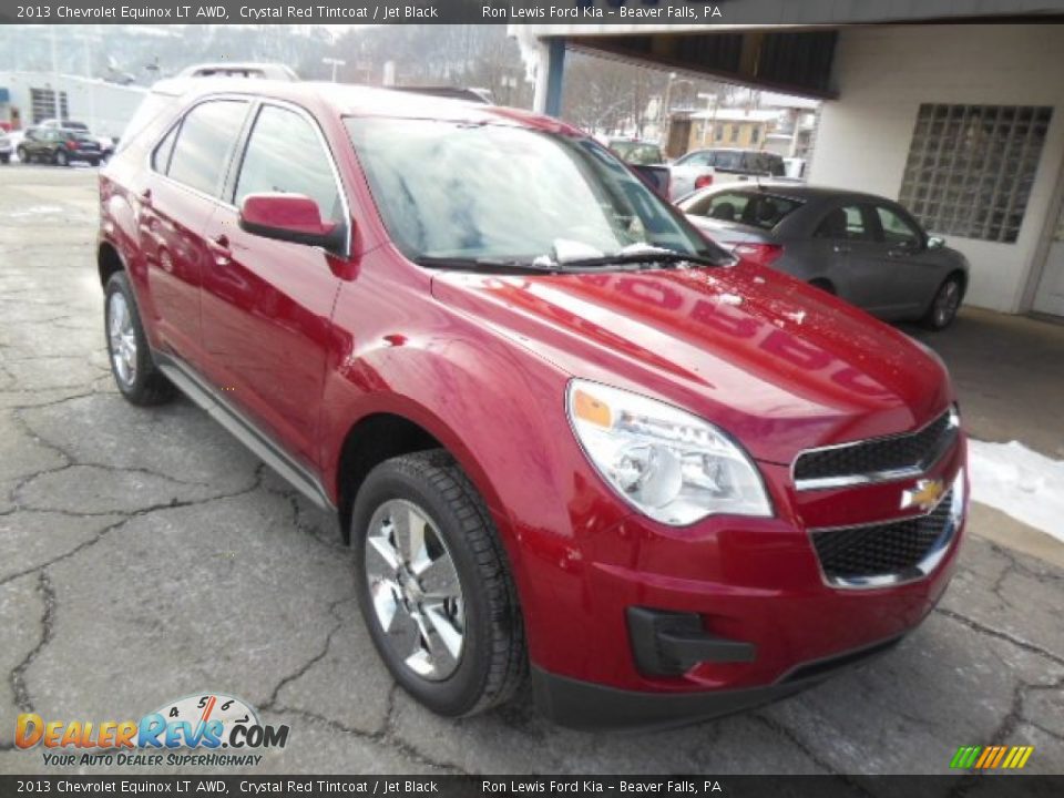 2013 Chevrolet Equinox LT AWD Crystal Red Tintcoat / Jet Black Photo #2