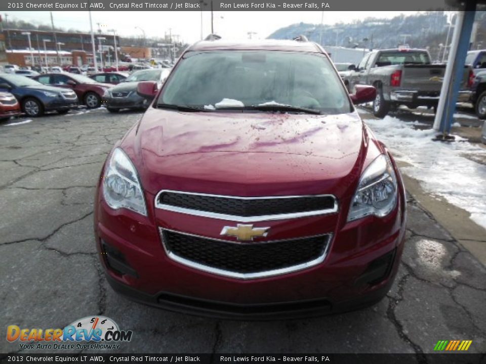 2013 Chevrolet Equinox LT AWD Crystal Red Tintcoat / Jet Black Photo #3