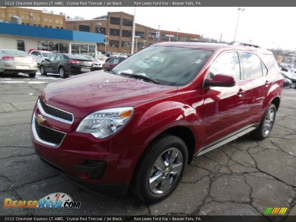2013 Chevrolet Equinox LT AWD Crystal Red Tintcoat / Jet Black Photo #4