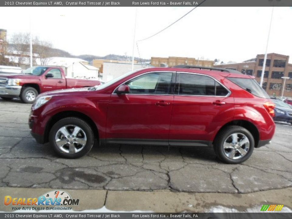 2013 Chevrolet Equinox LT AWD Crystal Red Tintcoat / Jet Black Photo #5