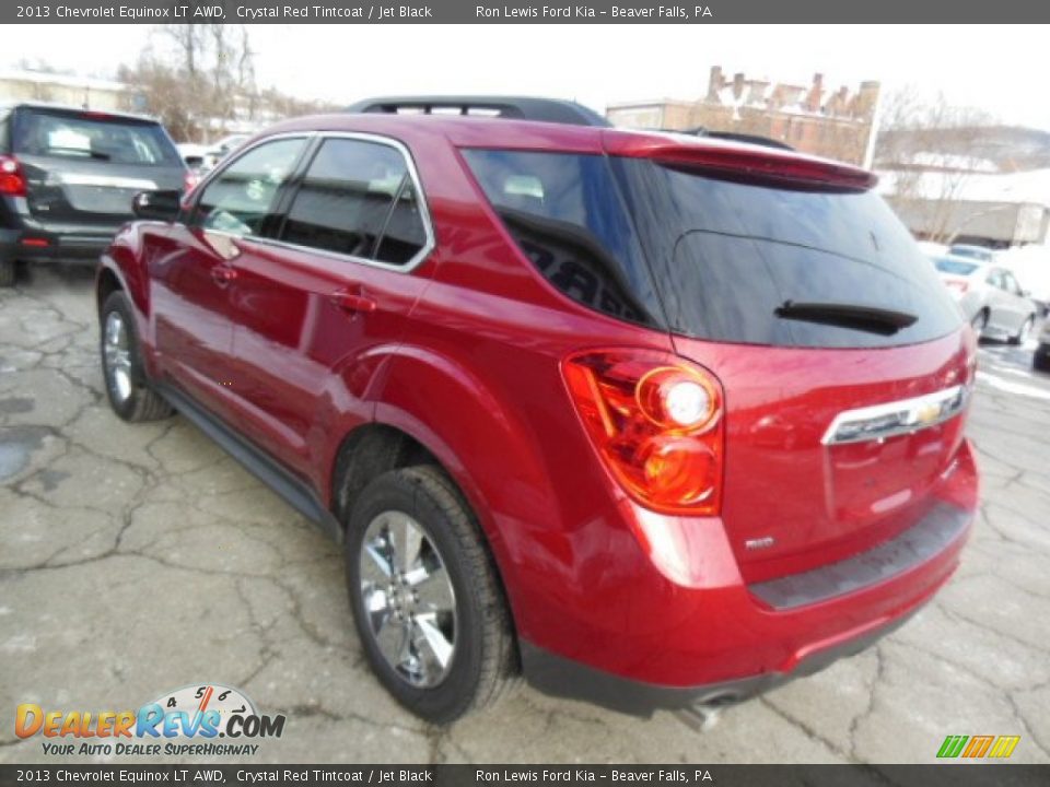 2013 Chevrolet Equinox LT AWD Crystal Red Tintcoat / Jet Black Photo #6