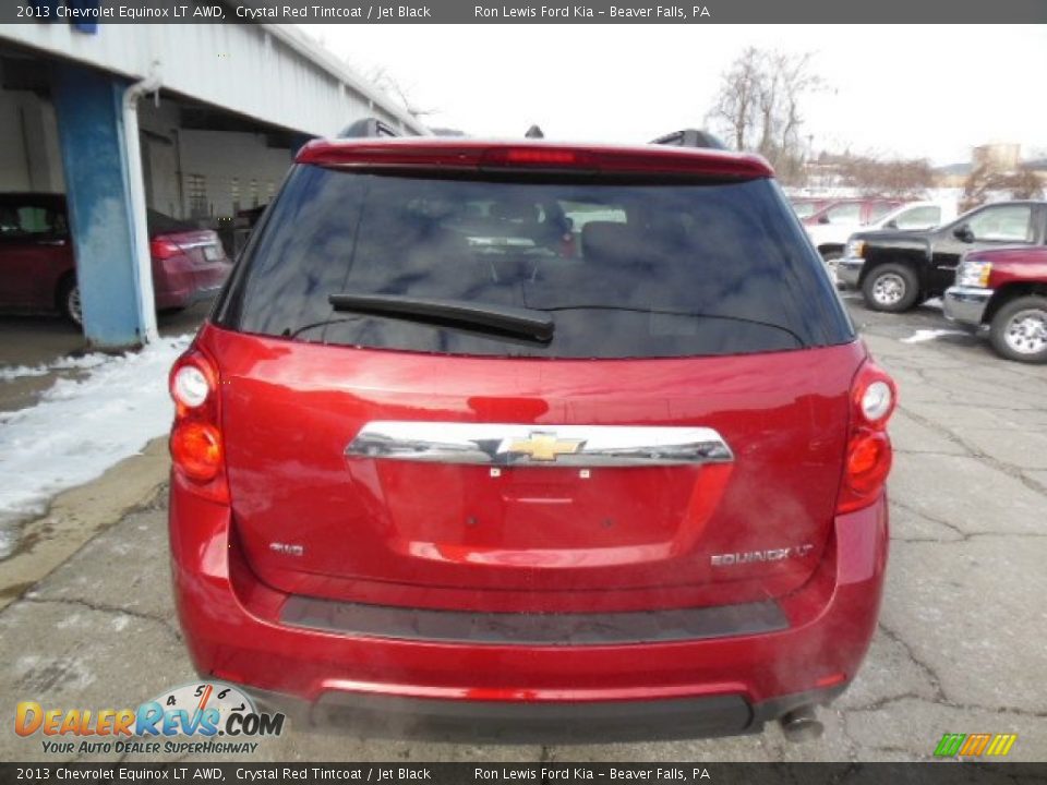 2013 Chevrolet Equinox LT AWD Crystal Red Tintcoat / Jet Black Photo #7