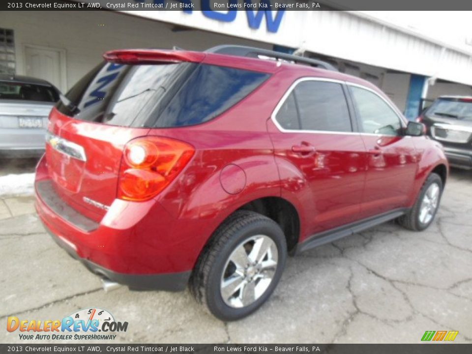 2013 Chevrolet Equinox LT AWD Crystal Red Tintcoat / Jet Black Photo #8