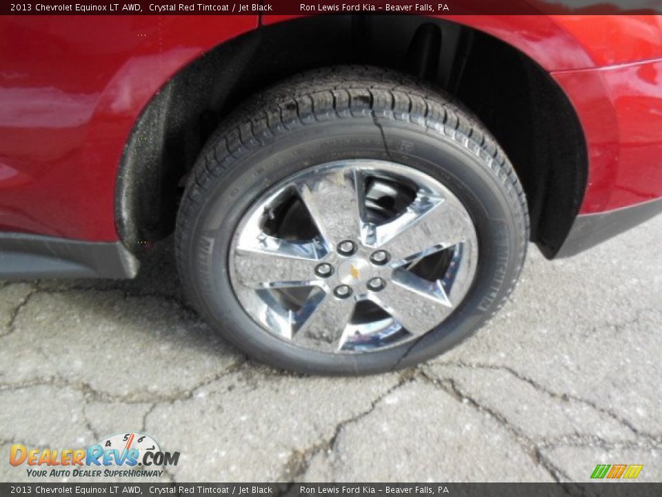 2013 Chevrolet Equinox LT AWD Crystal Red Tintcoat / Jet Black Photo #9