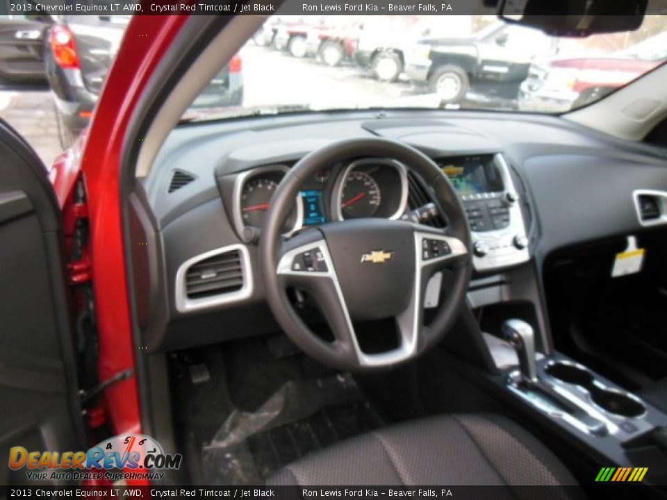 2013 Chevrolet Equinox LT AWD Crystal Red Tintcoat / Jet Black Photo #10