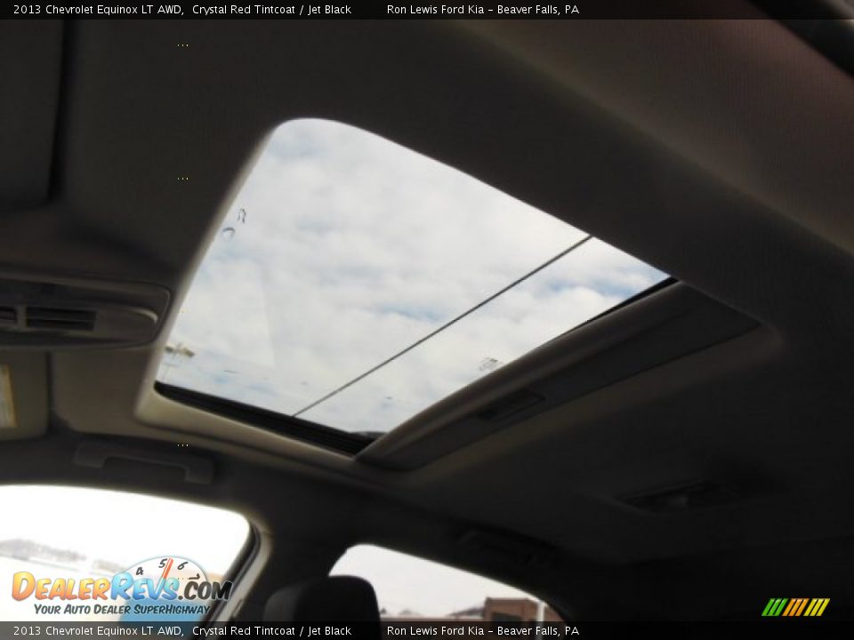 2013 Chevrolet Equinox LT AWD Crystal Red Tintcoat / Jet Black Photo #16