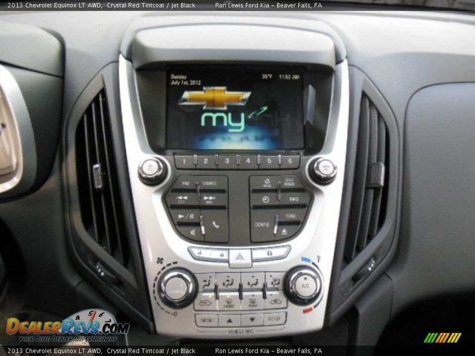 2013 Chevrolet Equinox LT AWD Crystal Red Tintcoat / Jet Black Photo #17