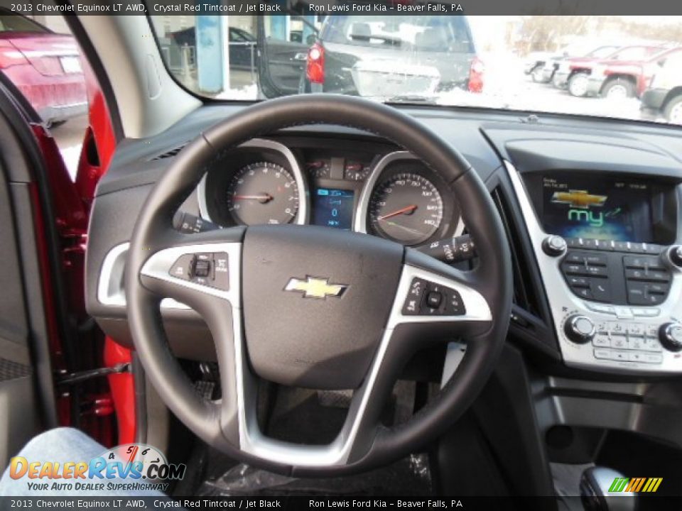 2013 Chevrolet Equinox LT AWD Crystal Red Tintcoat / Jet Black Photo #19