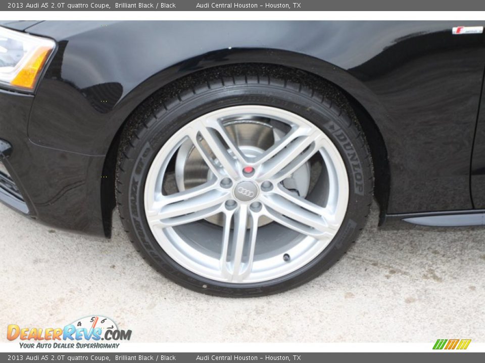 2013 Audi A5 2.0T quattro Coupe Brilliant Black / Black Photo #4