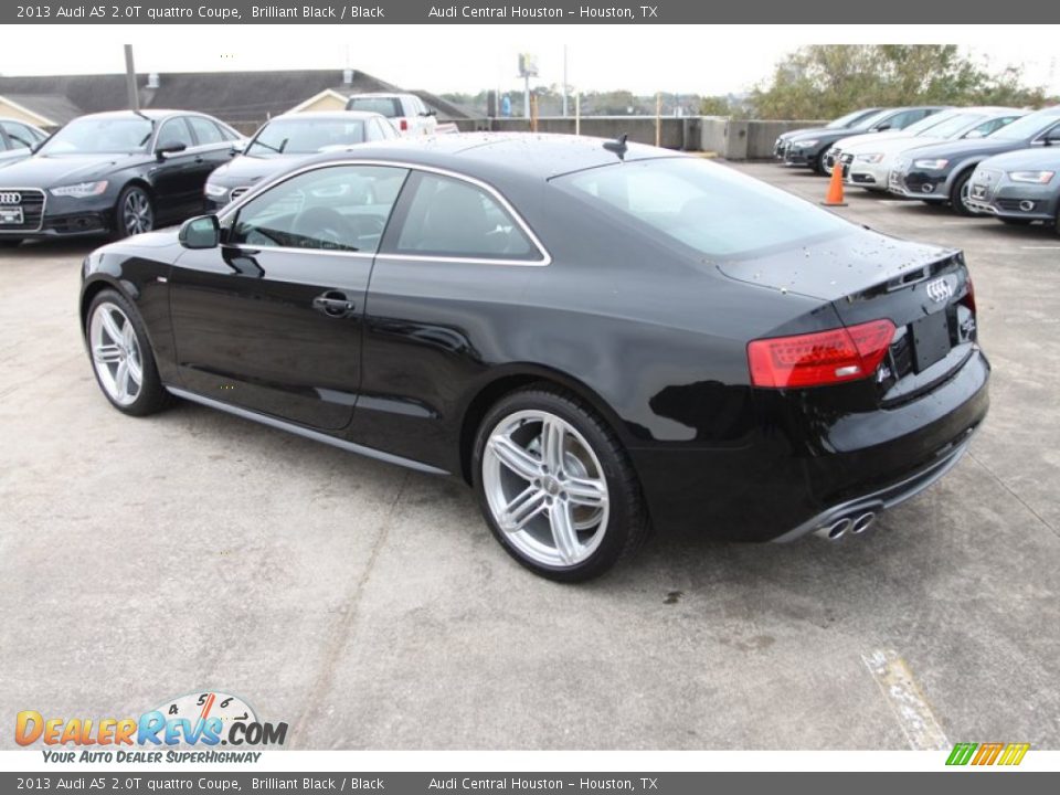 2013 Audi A5 2.0T quattro Coupe Brilliant Black / Black Photo #6