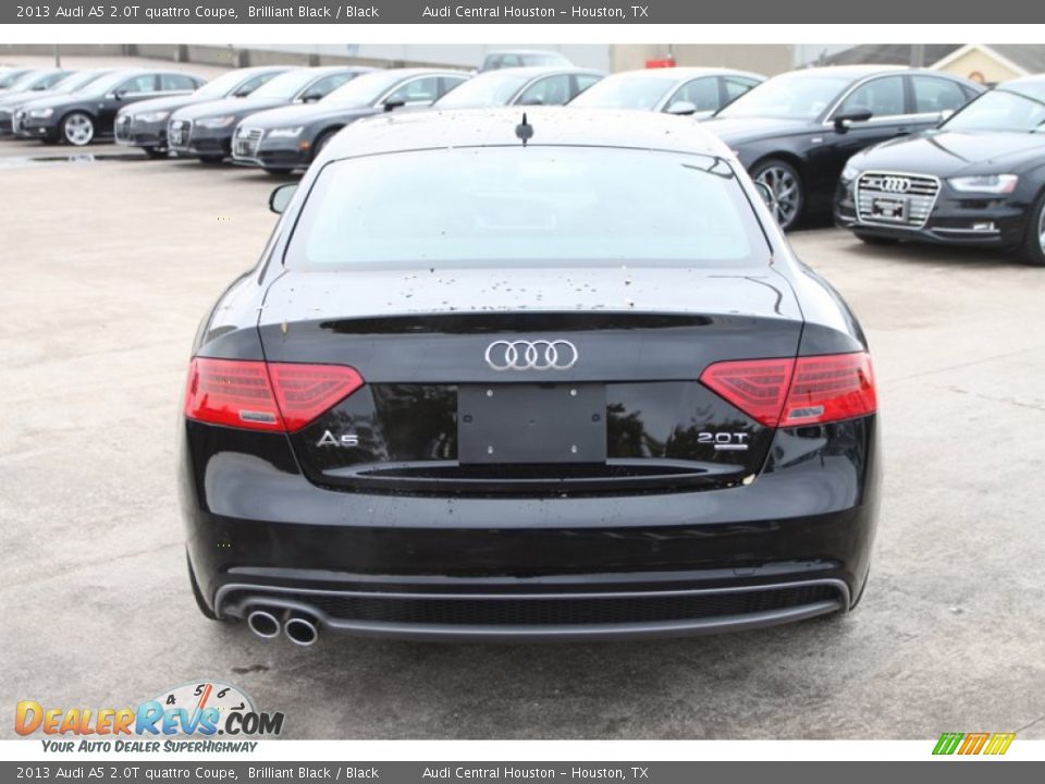 2013 Audi A5 2.0T quattro Coupe Brilliant Black / Black Photo #7