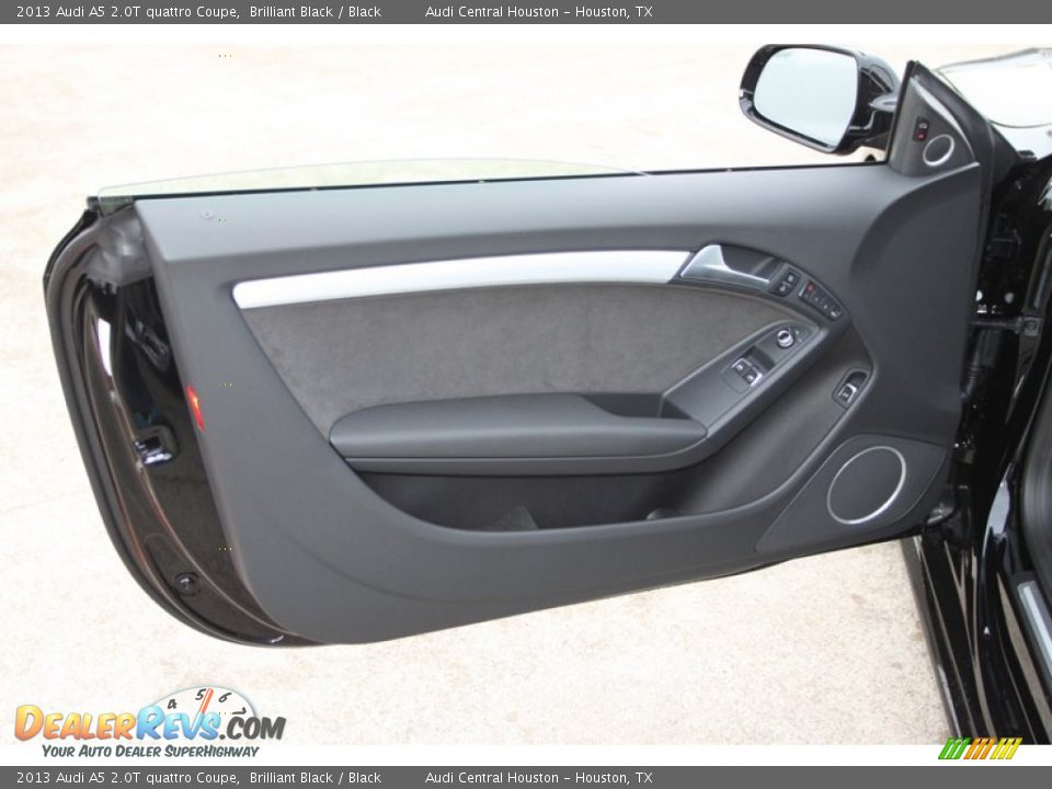 2013 Audi A5 2.0T quattro Coupe Brilliant Black / Black Photo #10