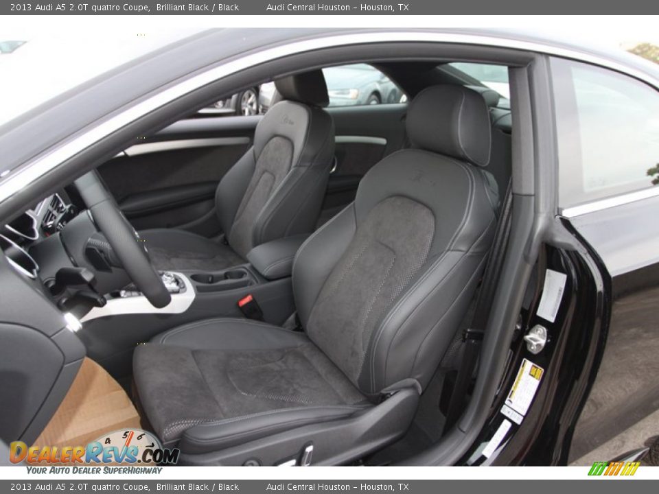 2013 Audi A5 2.0T quattro Coupe Brilliant Black / Black Photo #13
