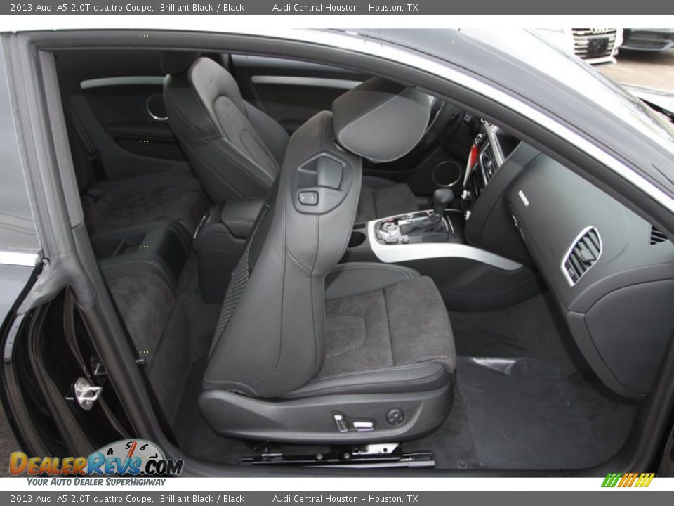 2013 Audi A5 2.0T quattro Coupe Brilliant Black / Black Photo #21