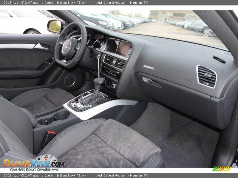 2013 Audi A5 2.0T quattro Coupe Brilliant Black / Black Photo #22