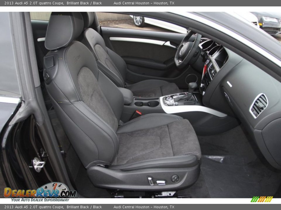 2013 Audi A5 2.0T quattro Coupe Brilliant Black / Black Photo #23