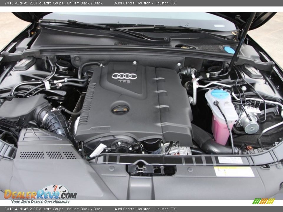 2013 Audi A5 2.0T quattro Coupe Brilliant Black / Black Photo #24