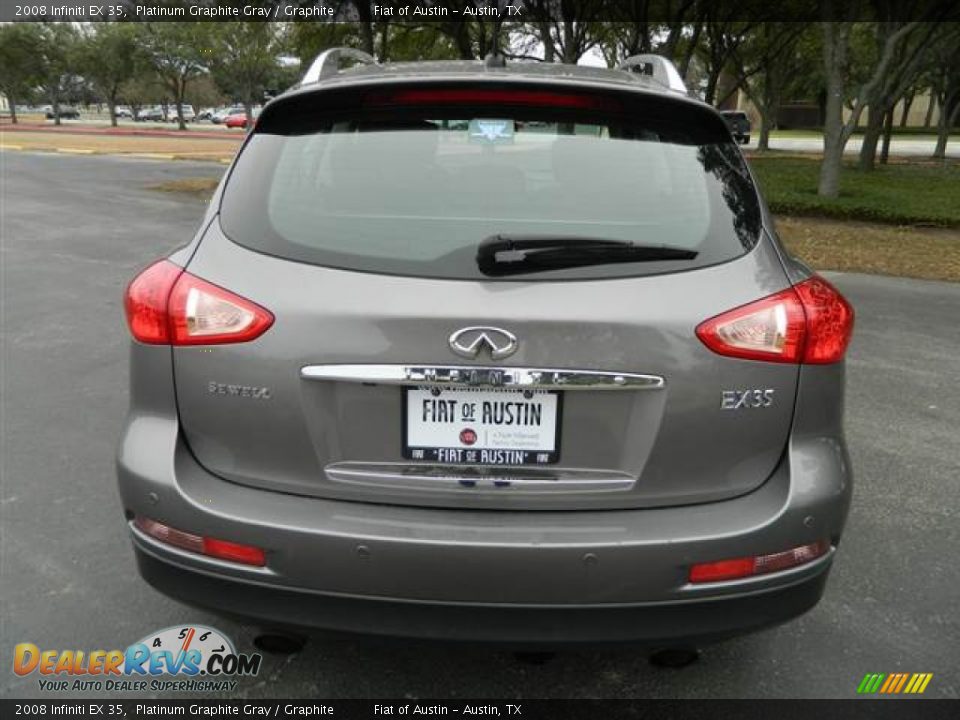 2008 Infiniti EX 35 Platinum Graphite Gray / Graphite Photo #6