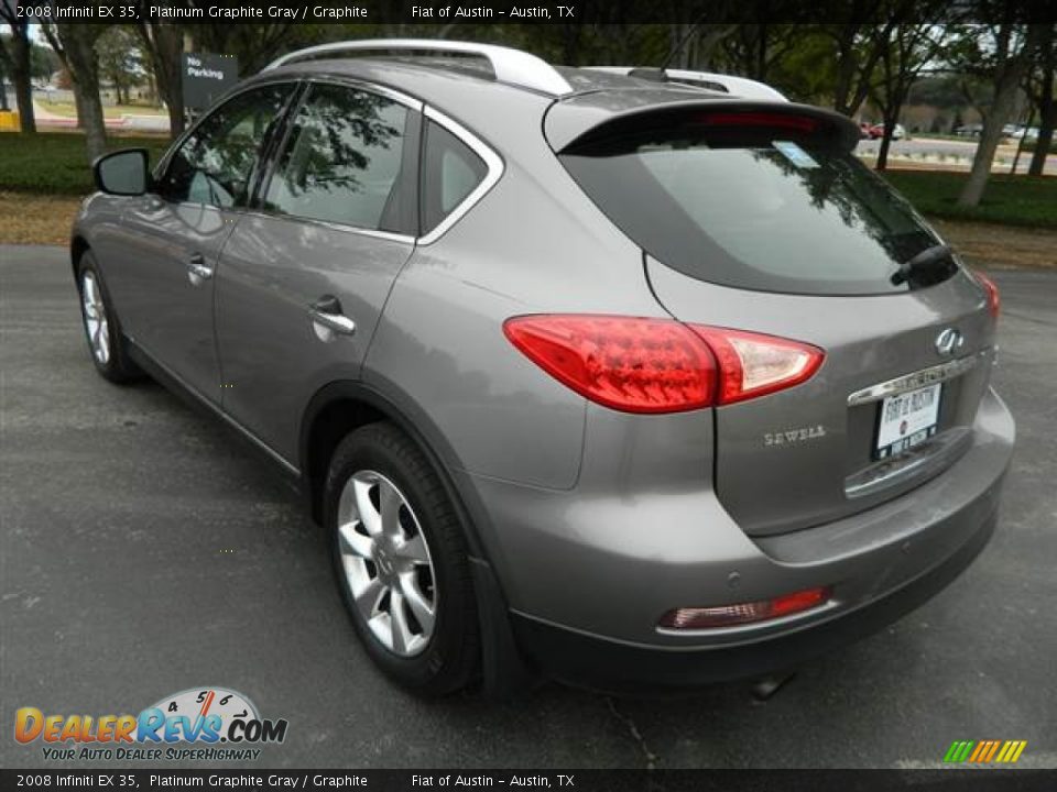 2008 Infiniti EX 35 Platinum Graphite Gray / Graphite Photo #7