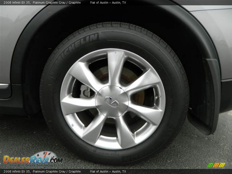 2008 Infiniti EX 35 Platinum Graphite Gray / Graphite Photo #9
