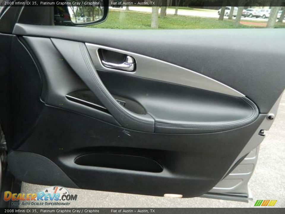 2008 Infiniti EX 35 Platinum Graphite Gray / Graphite Photo #12