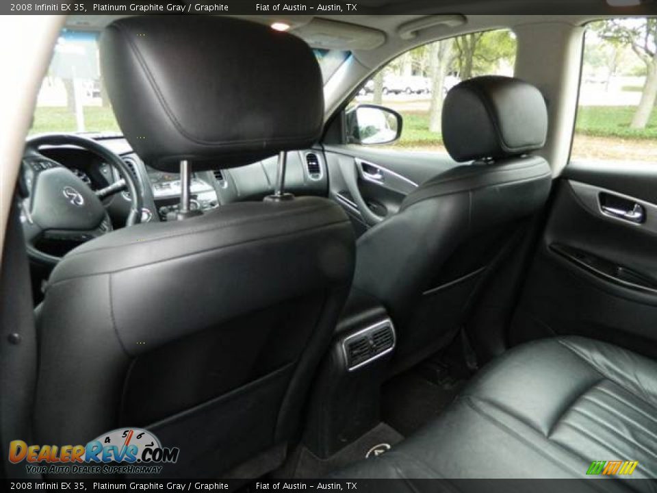 2008 Infiniti EX 35 Platinum Graphite Gray / Graphite Photo #18