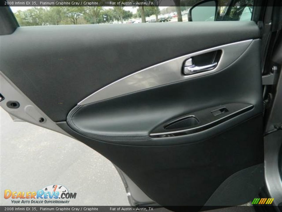 2008 Infiniti EX 35 Platinum Graphite Gray / Graphite Photo #20