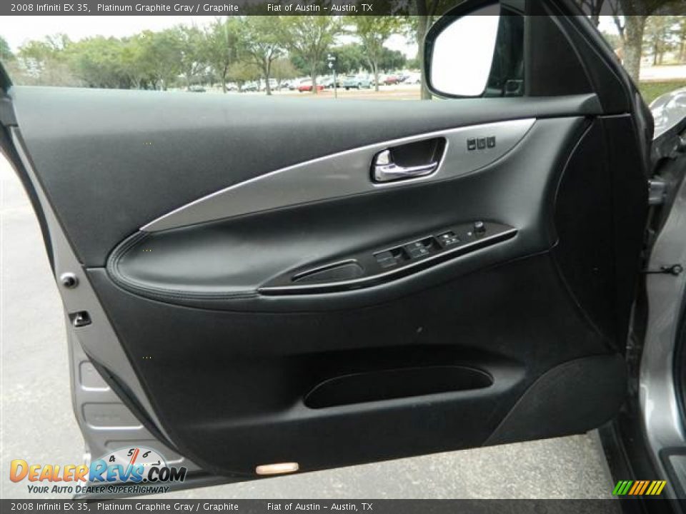 2008 Infiniti EX 35 Platinum Graphite Gray / Graphite Photo #21