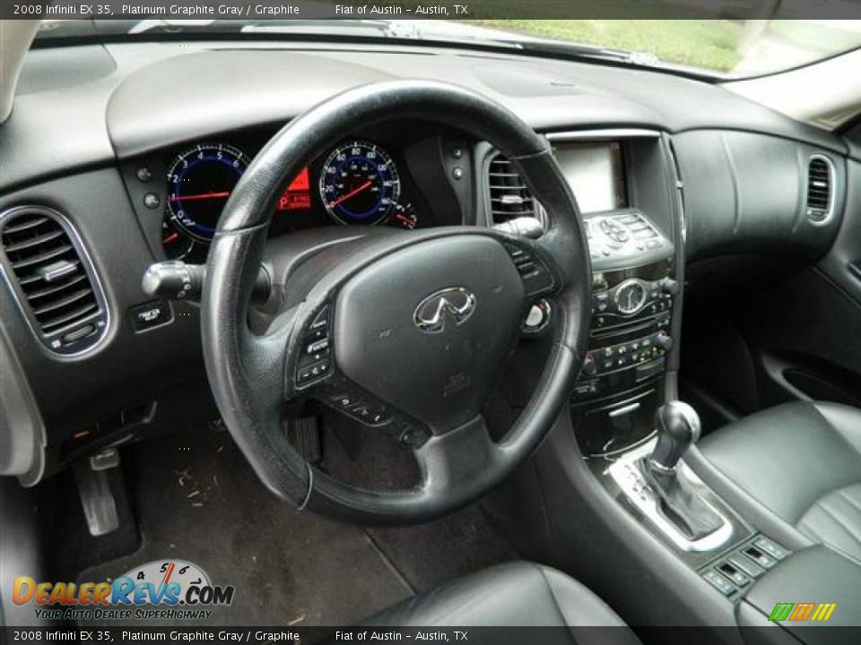2008 Infiniti EX 35 Platinum Graphite Gray / Graphite Photo #24