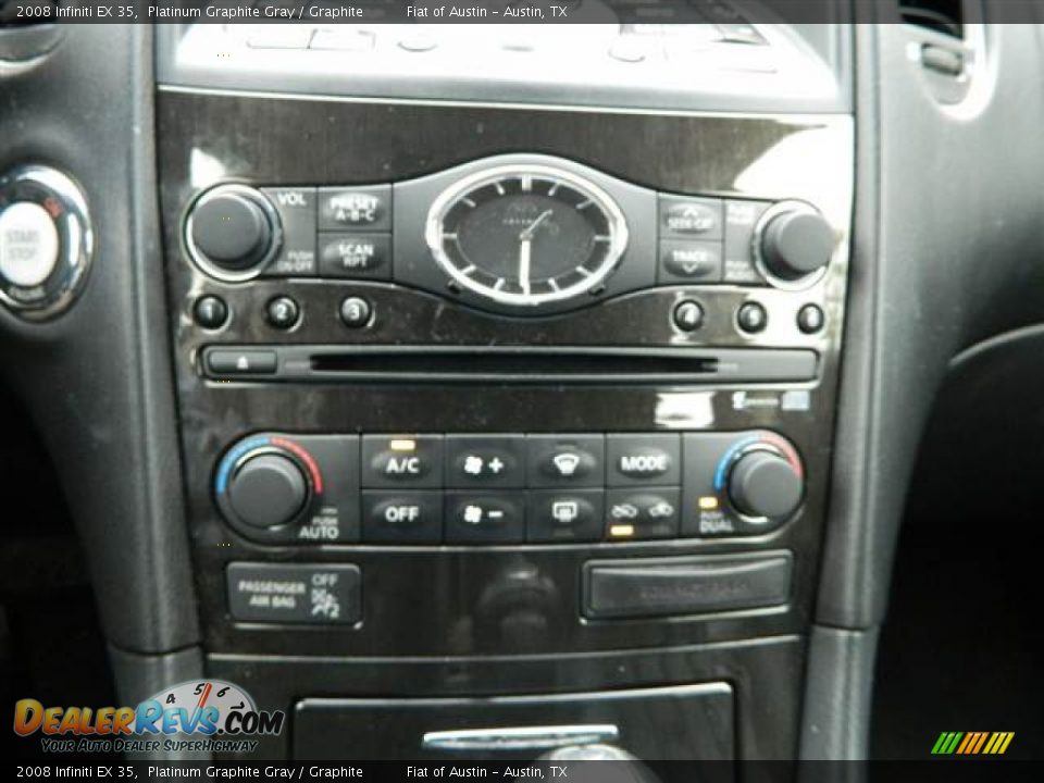 2008 Infiniti EX 35 Platinum Graphite Gray / Graphite Photo #26