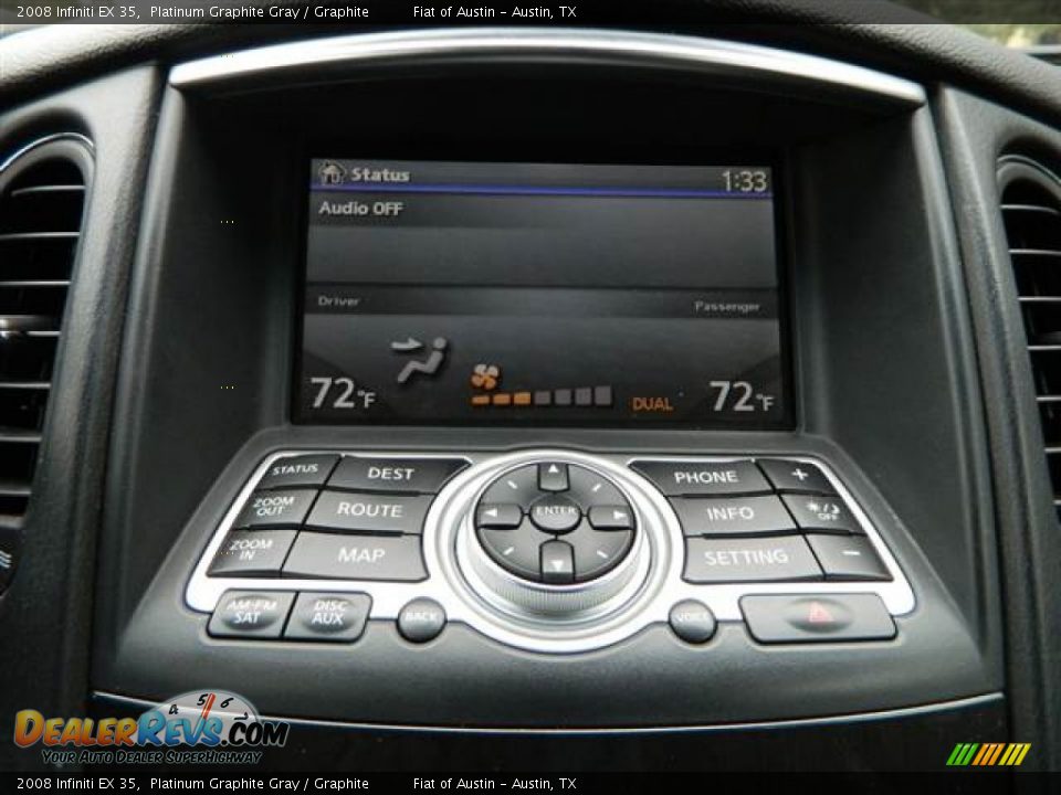 2008 Infiniti EX 35 Platinum Graphite Gray / Graphite Photo #27