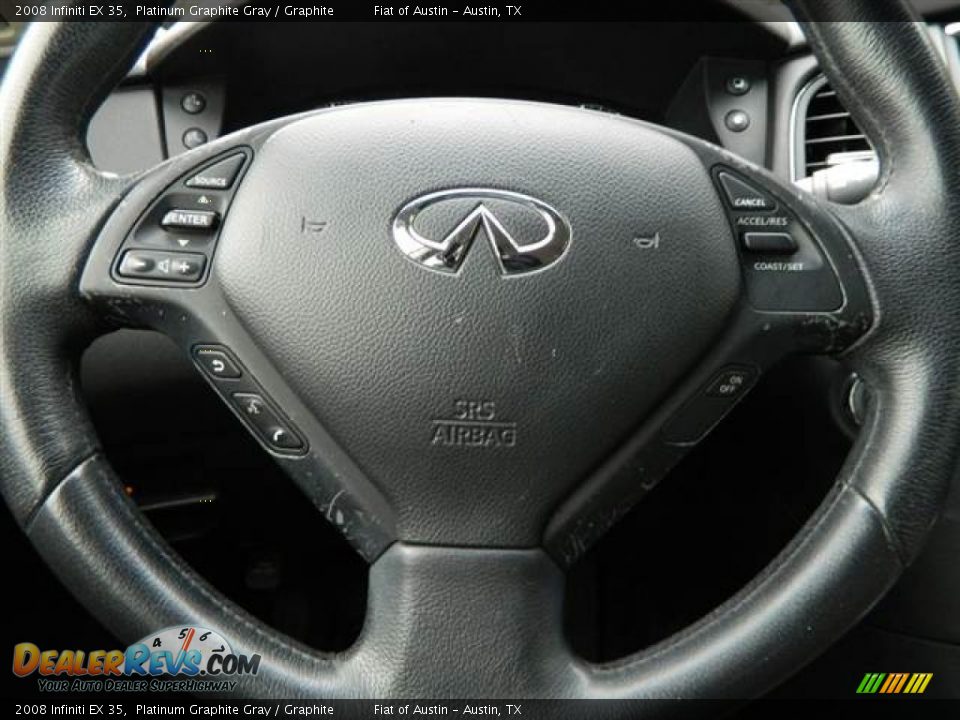 2008 Infiniti EX 35 Platinum Graphite Gray / Graphite Photo #28
