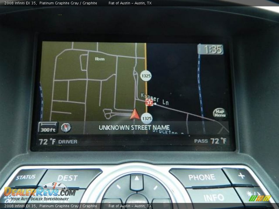 2008 Infiniti EX 35 Platinum Graphite Gray / Graphite Photo #32