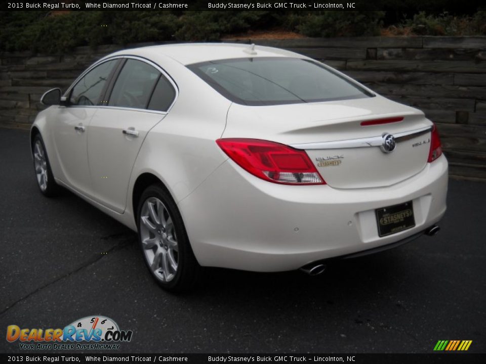 2013 Buick Regal Turbo White Diamond Tricoat / Cashmere Photo #4