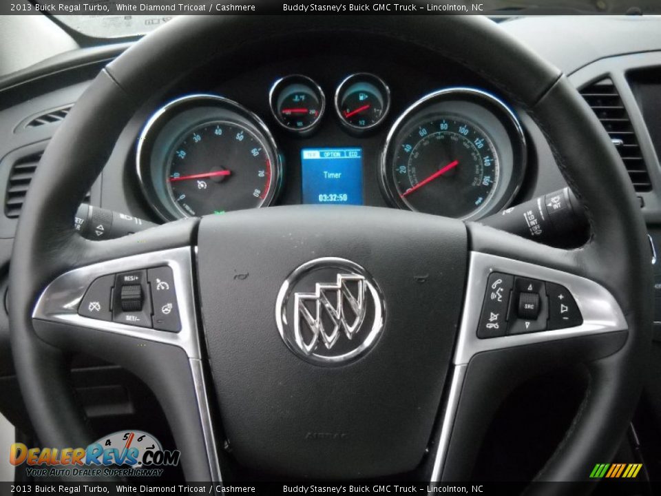 2013 Buick Regal Turbo Steering Wheel Photo #18