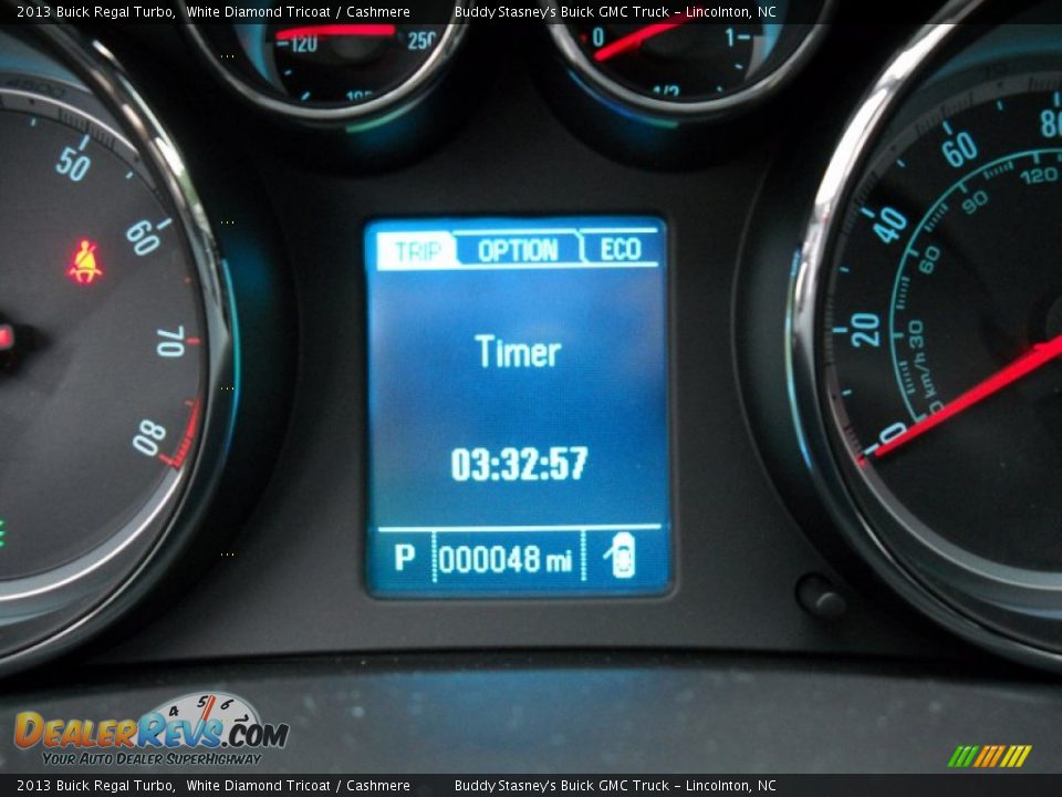 2013 Buick Regal Turbo White Diamond Tricoat / Cashmere Photo #19